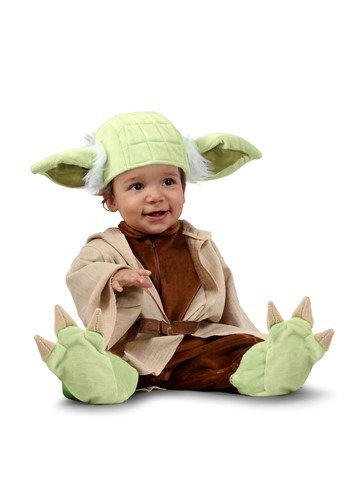 Amscan The Child Baby Yoda Halloween Costume for Infants, Star Wars and The  Mandalorian, Includes Robe, Hood