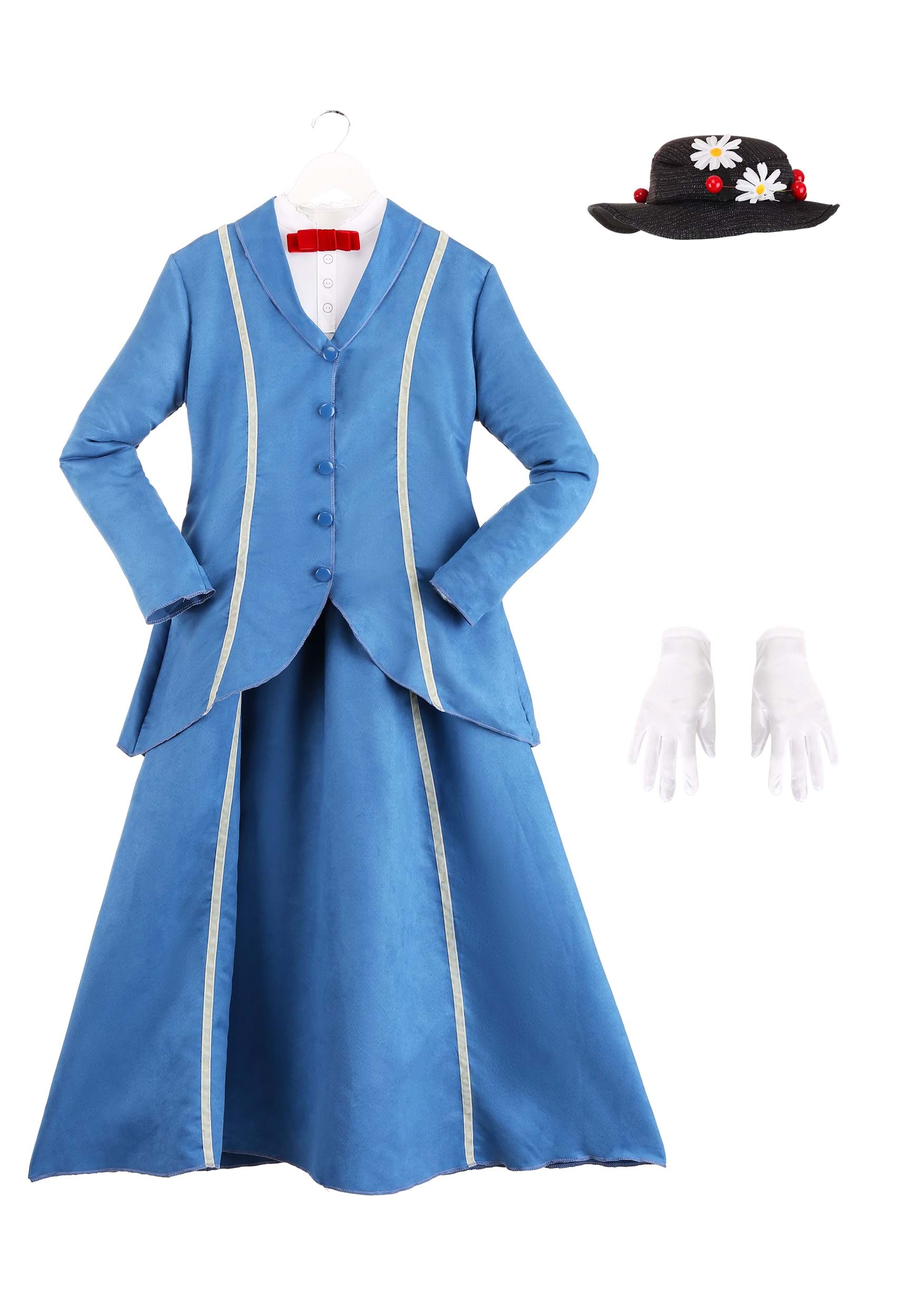 Mary Poppins Women's Blue Coat