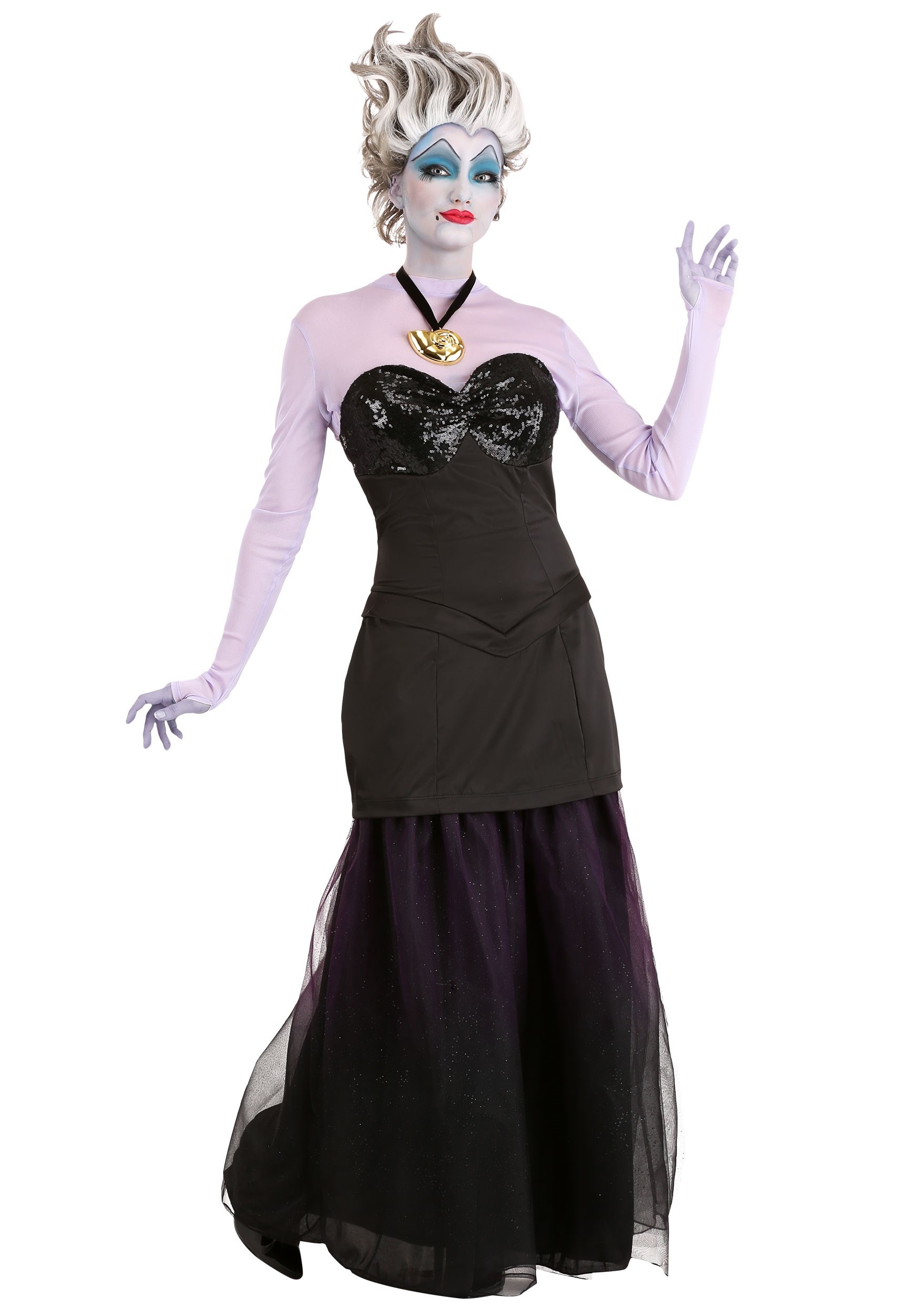 Vanessa Costume from Little Mermaid cosplay costume adult dress
