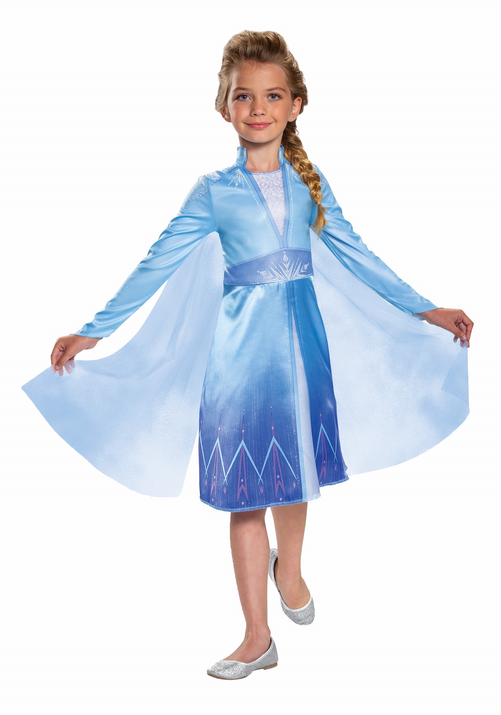 Disfraz de ELSA Classic de Frozen 2 Girls Multicolor