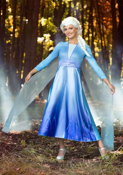 Deluxe Frozen 2 Elsa Costume for Women | Elsa Cosplay Costume