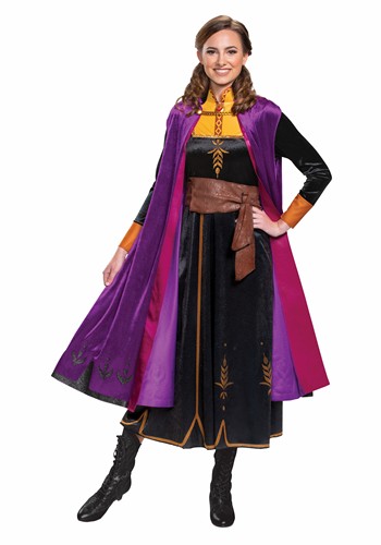 Deluxe Frozen 2 Anna Womens Costume | Disney Costume for Adults