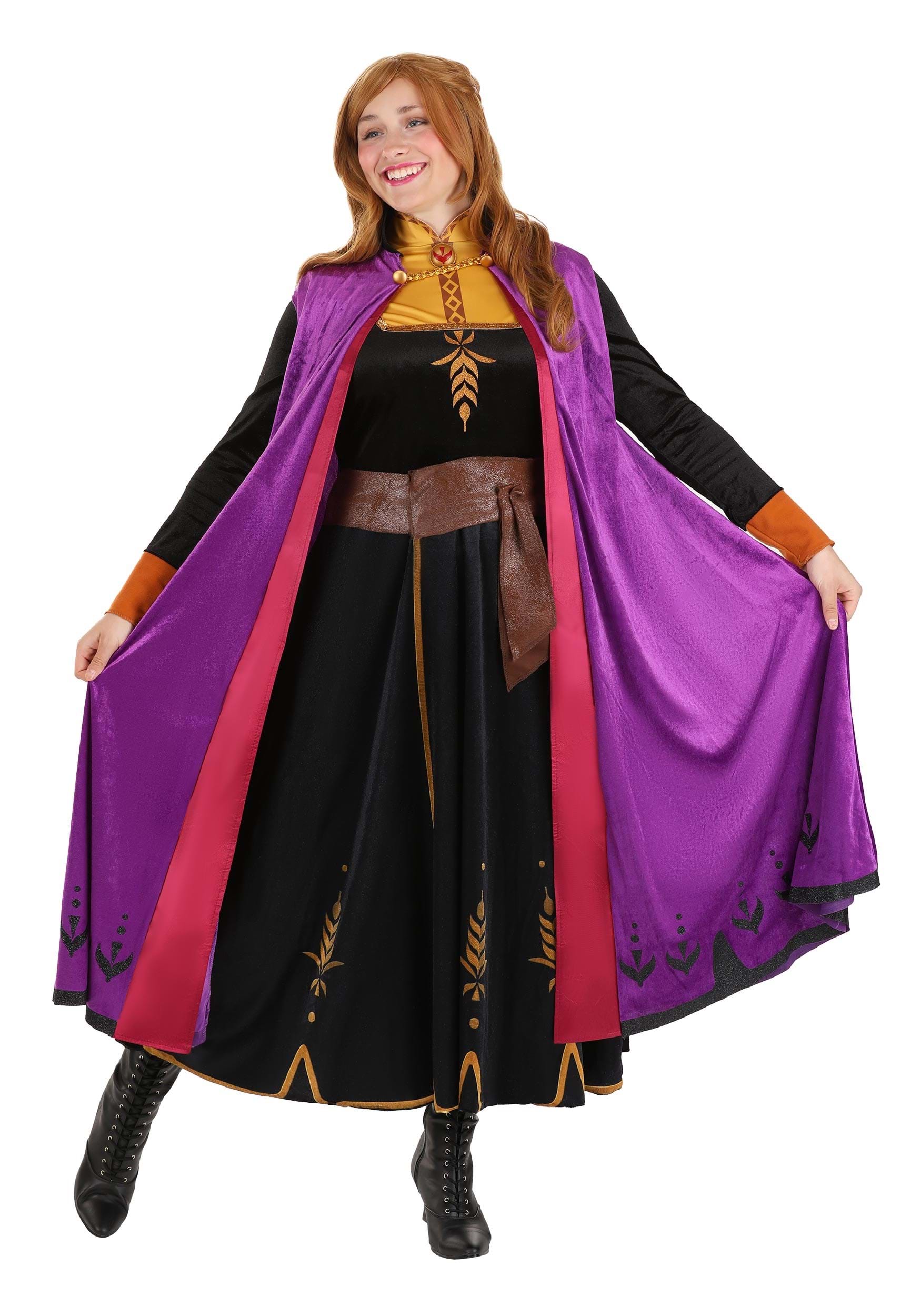 Deluxe Frozen 2 Anna Womens Costume | Disney Costume for Adults