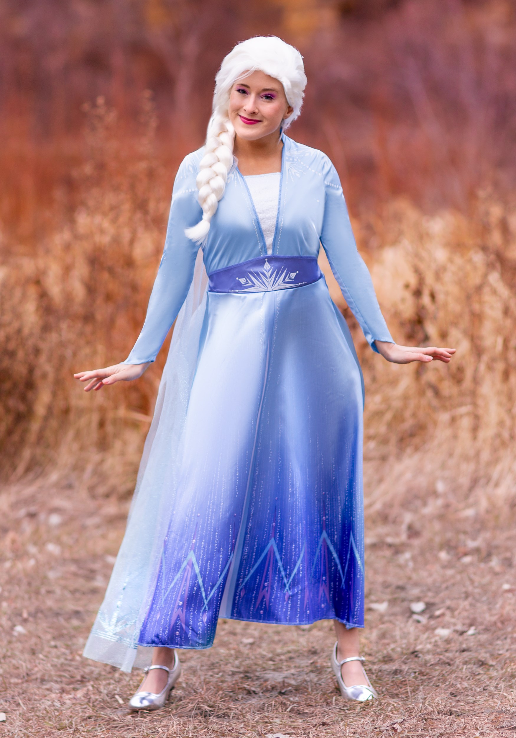 Adult Frozen 2 Elsa Wig Disney Princess Costume Wigs 