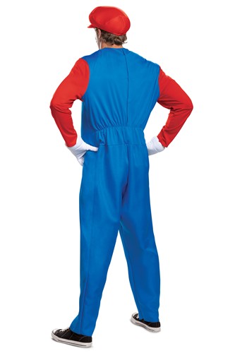 Nintendo Super Mario Brothers Men's Mario Deluxe Costume