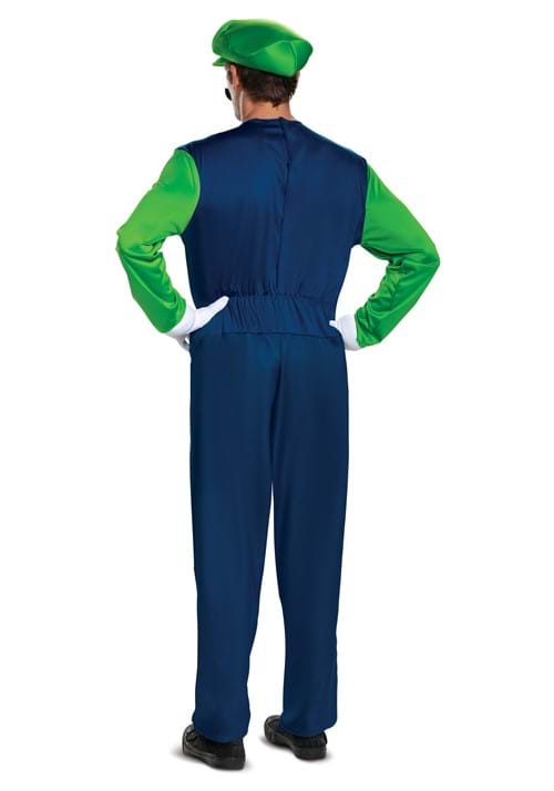 Nintendo Super Mario Brothers Men's Luigi Deluxe Costume