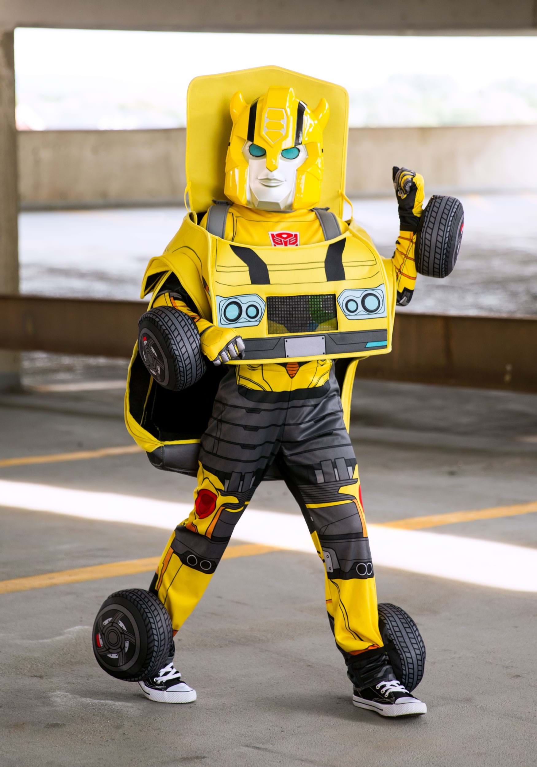 Transformers Bumblebee Converting Halloween Costume for Kids