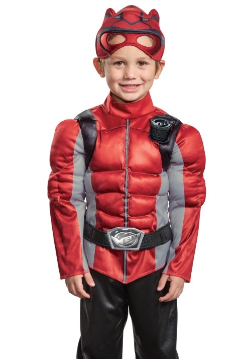 Power Rangers Beast Morphers Child Red Ranger Costume