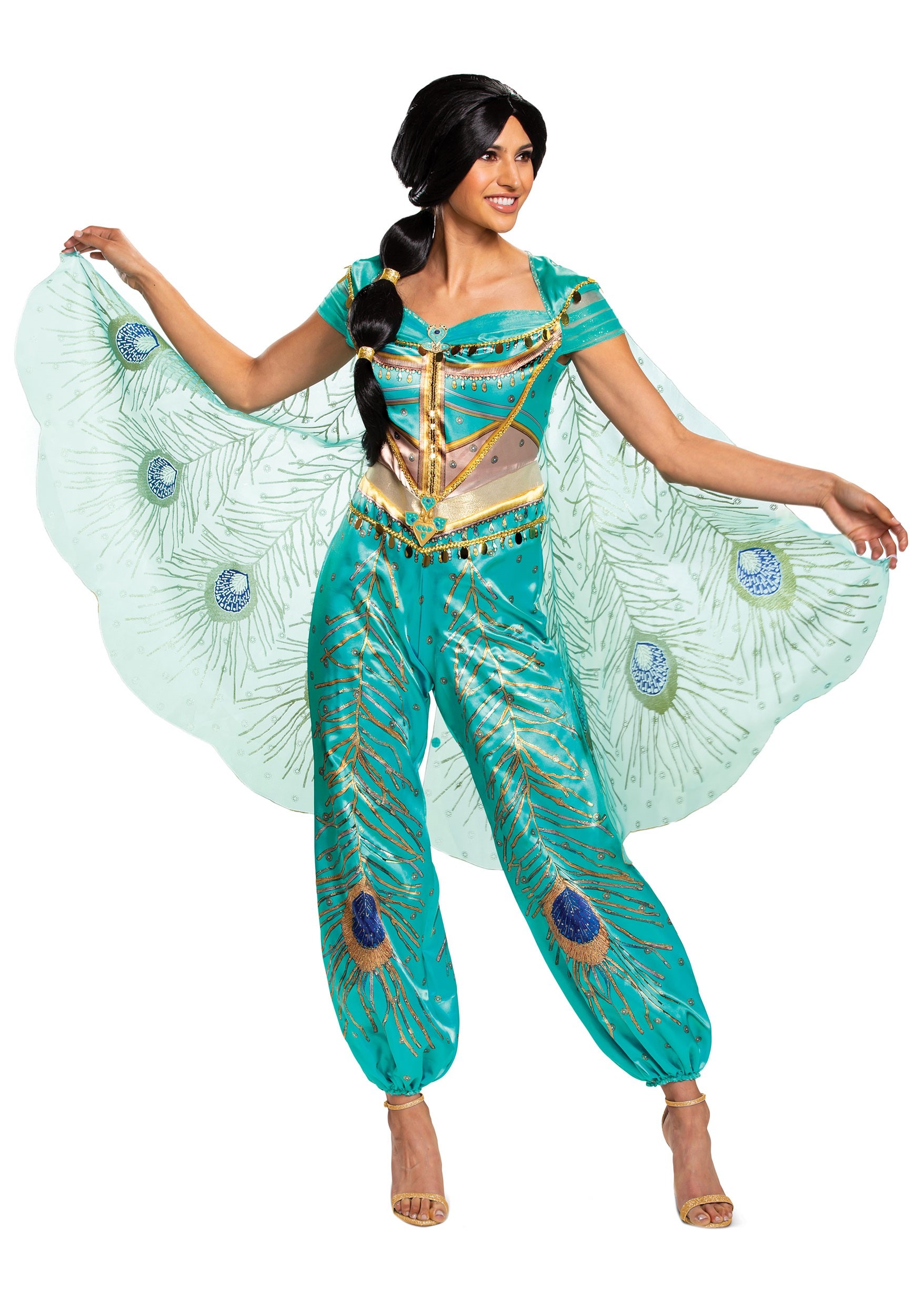 aladdin jasmine blue dress