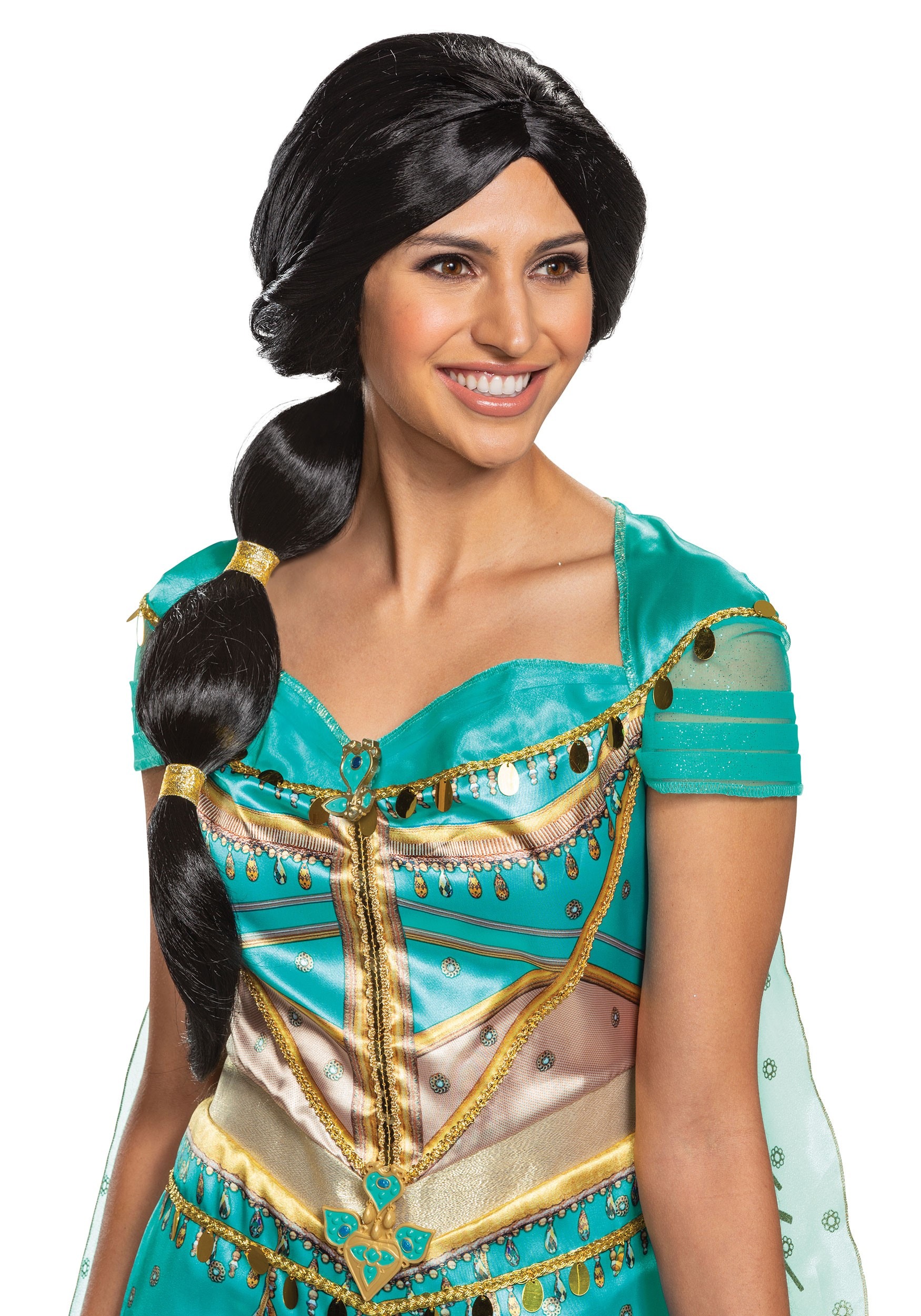 Initiatief onthouden haar Adult Aladdin Live Action Jasmine Wig