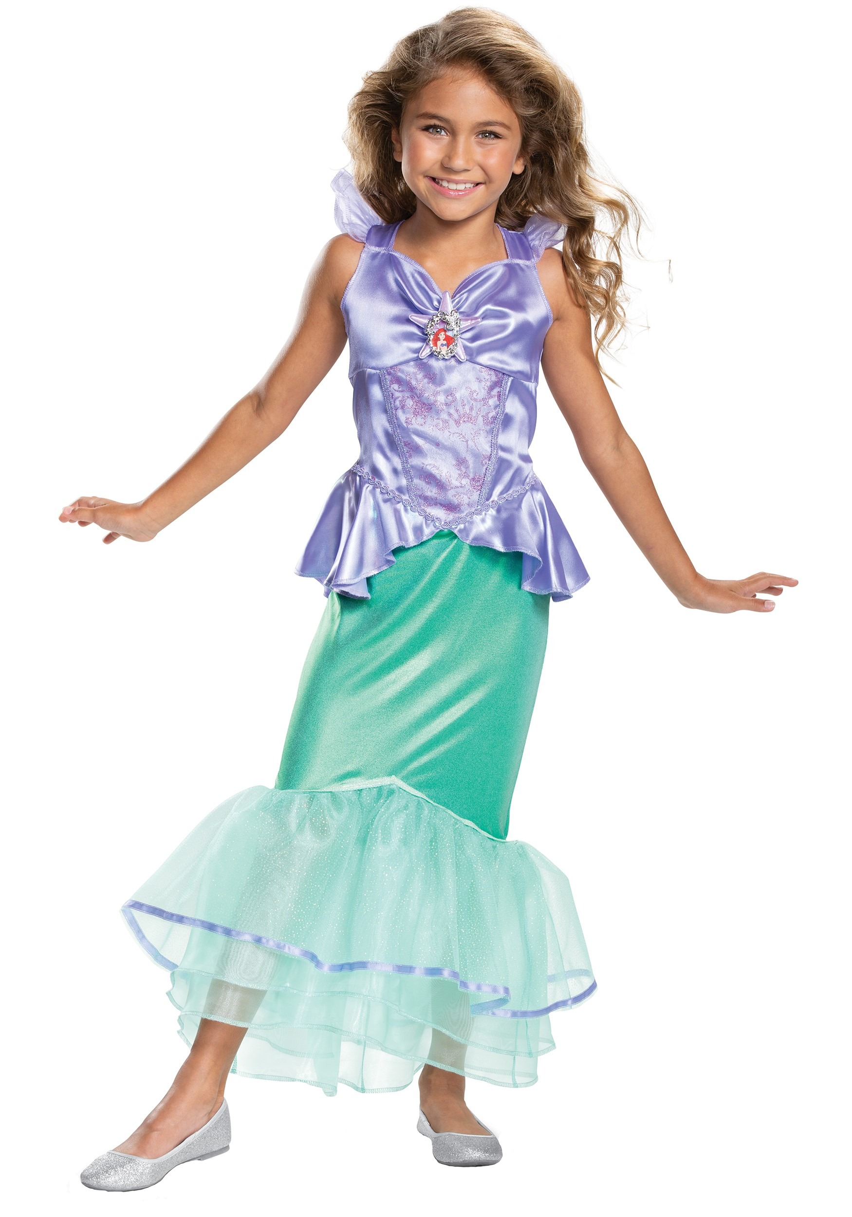 Little Mermaid Ariel Classic Traje para niñas Multicolor