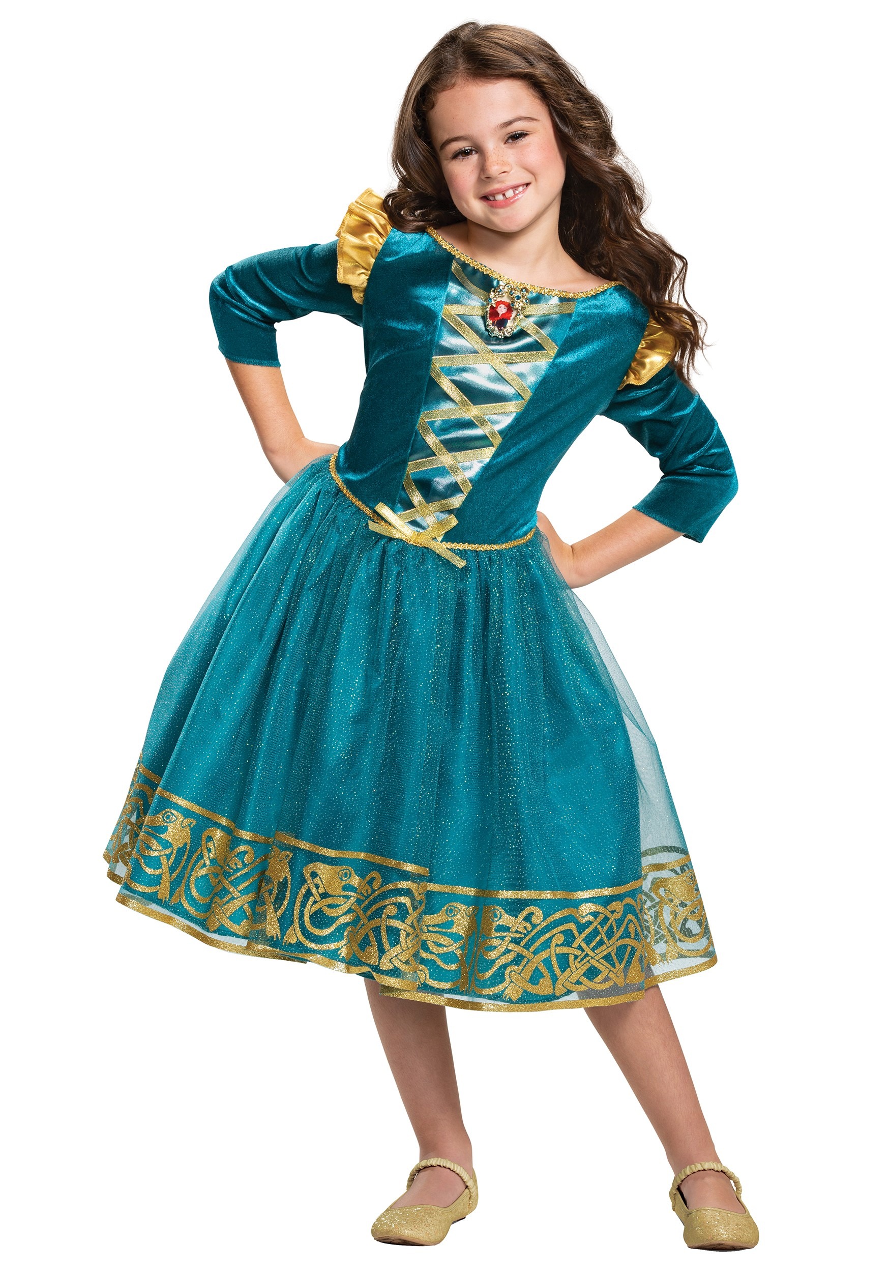 Women Brave Legend Princess Costume Renaissa Merida Dress Girl Costume Cosplay 