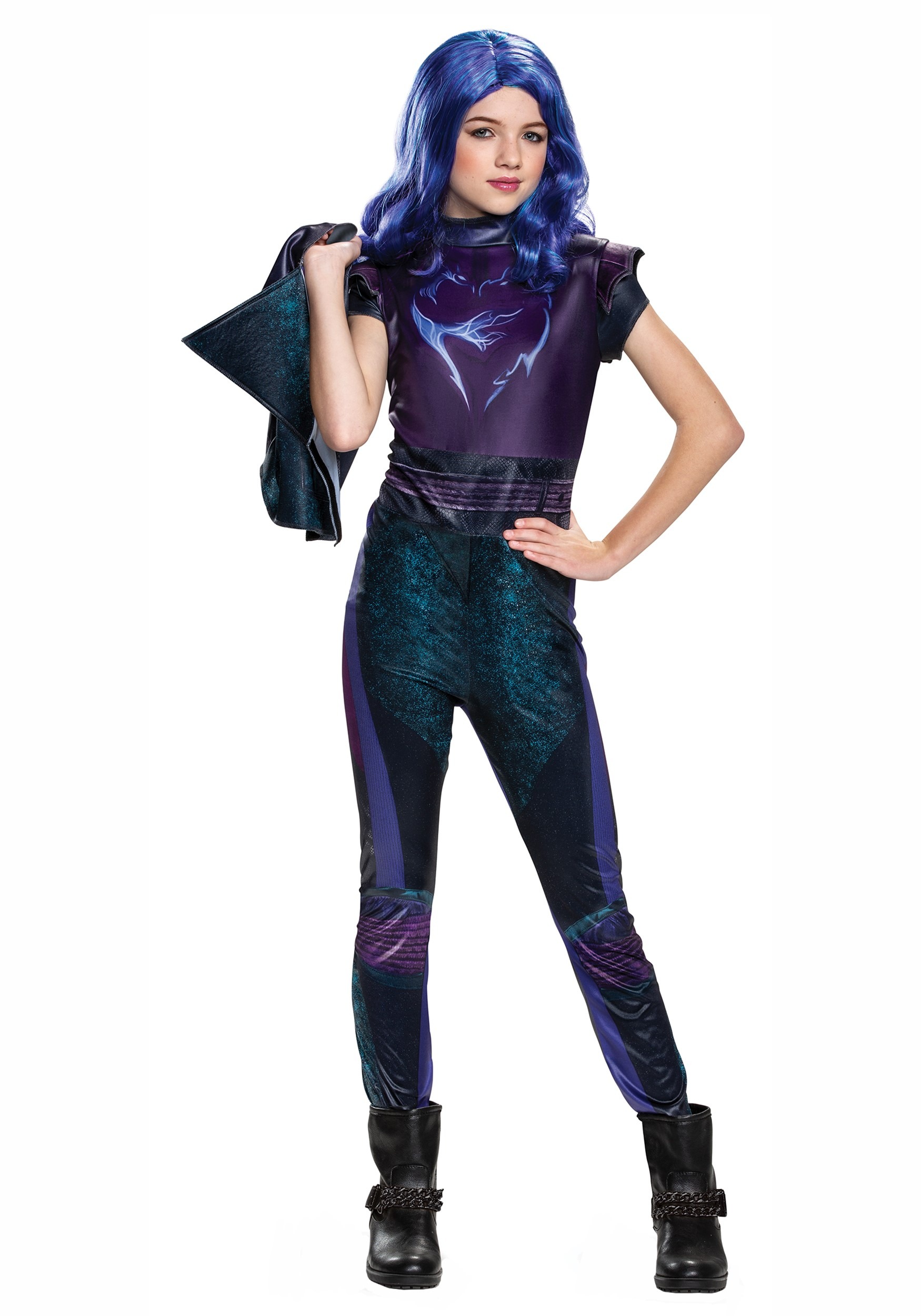 Girls Disney Descendants Mal Classic Costume | lupon.gov.ph