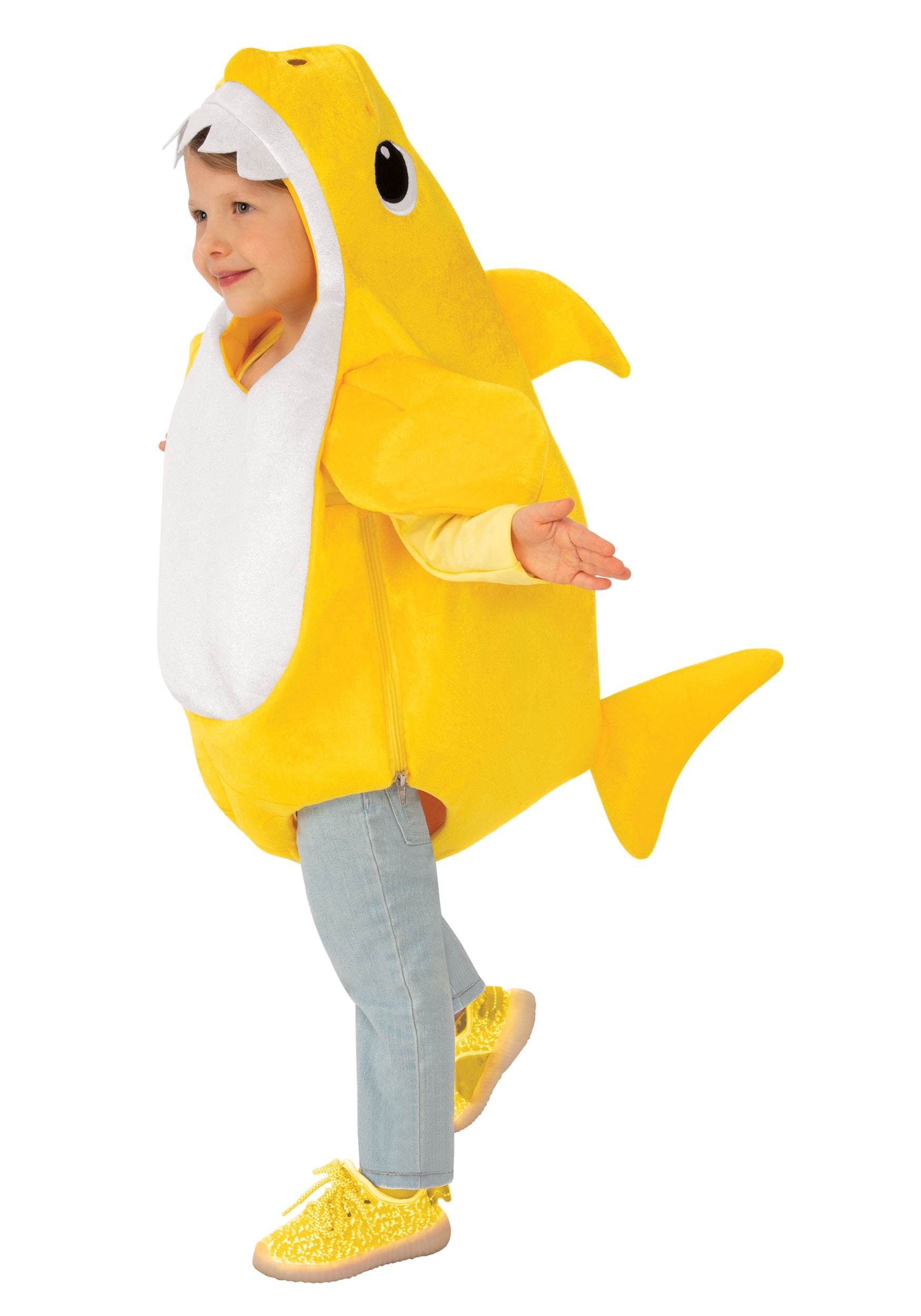 Photos - Fancy Dress Rubies Costume Co. Inc Toddler Baby Shark Costume with Sound Chip As Shown 