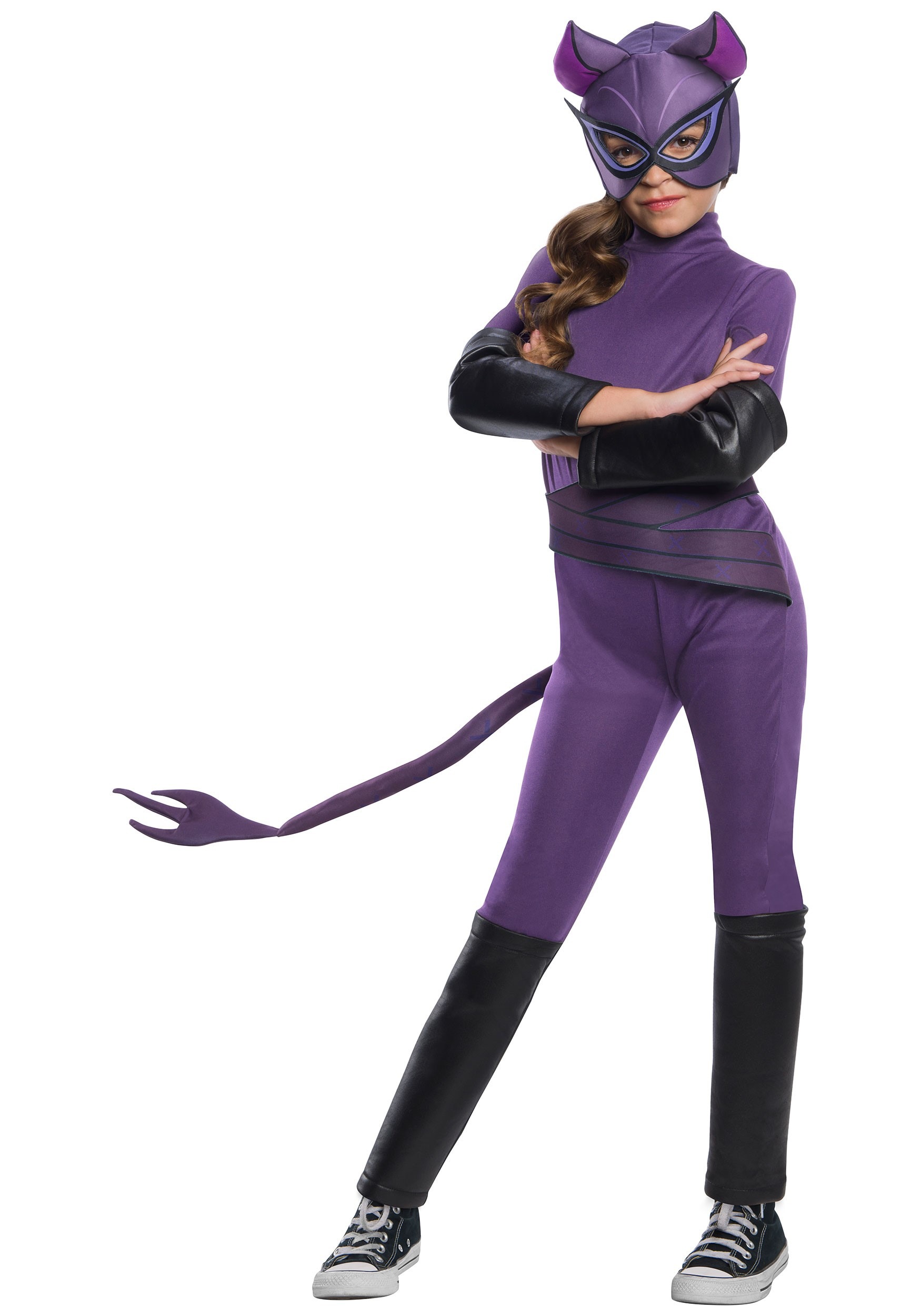 Tuta Deluxe per bambini Catwoman Costume da gioco di ruolo