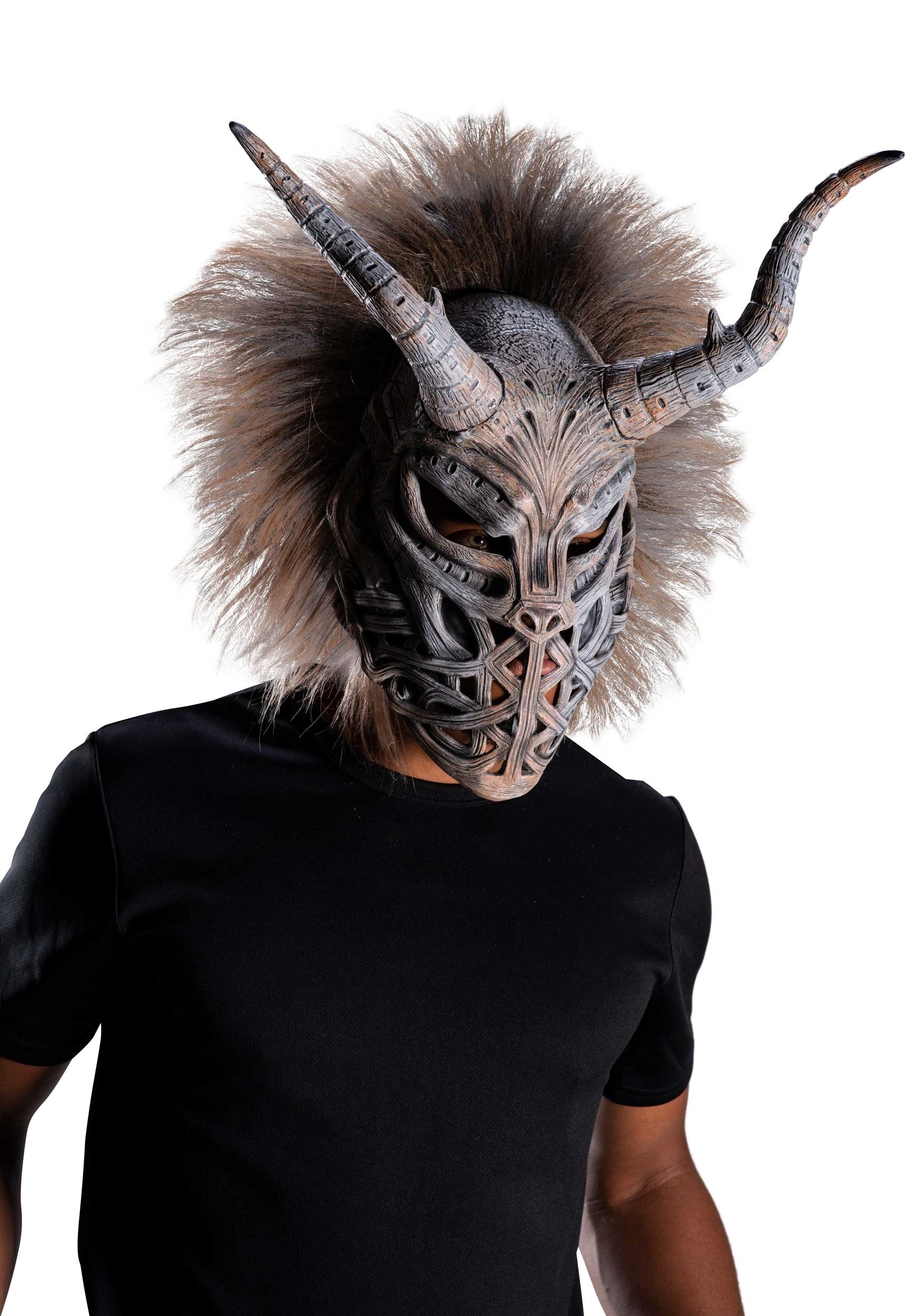 komprimeret domæne Tragisk The Black Panther Killmonger Tribal Mask