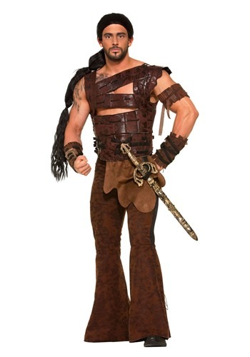 Mens Plus Size Medieval Warrior Costume