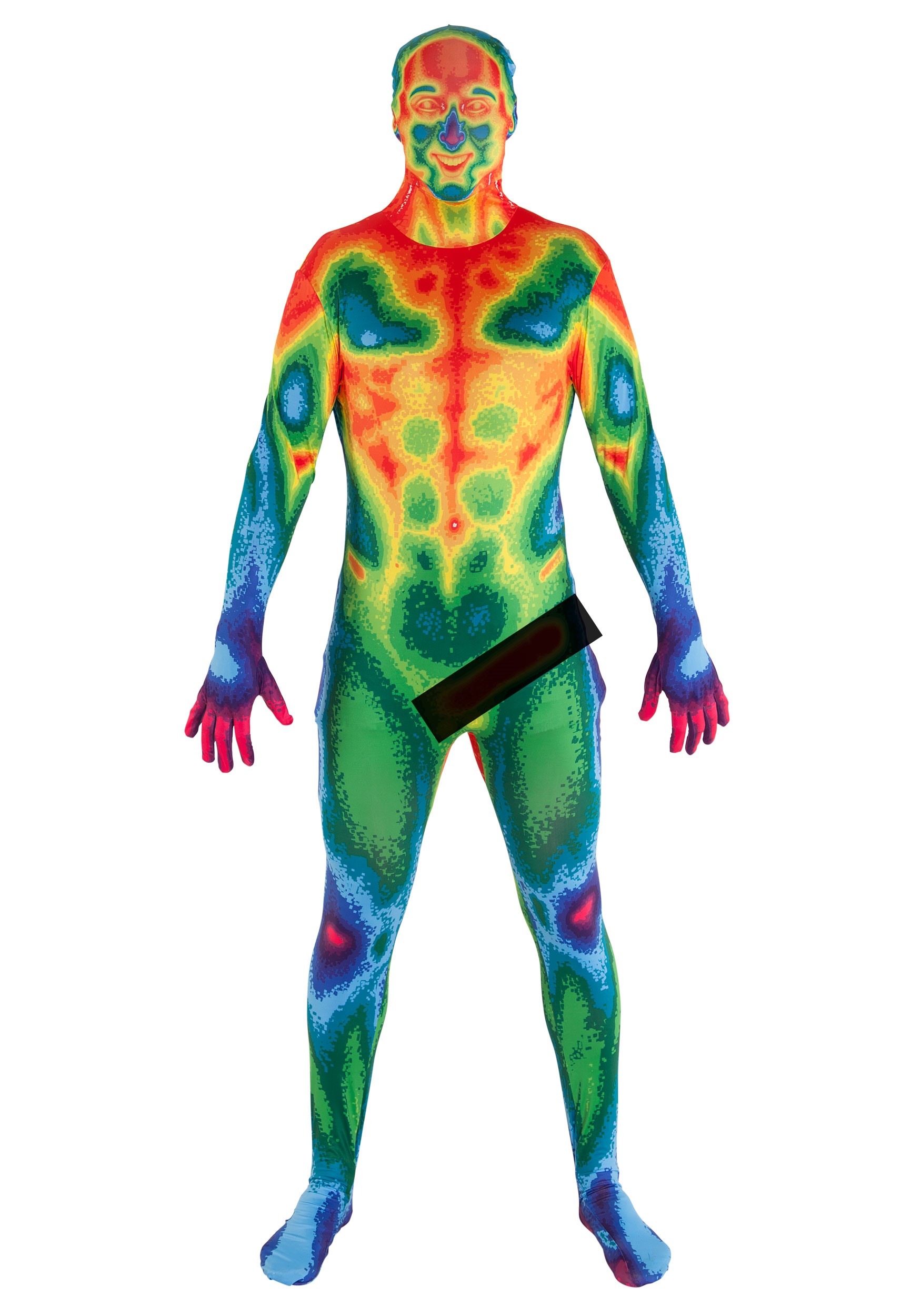 Disfraz de cohete infrarrojo para adultos Multicolor