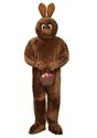 Adult Chocolate Bunny Mascot Costume