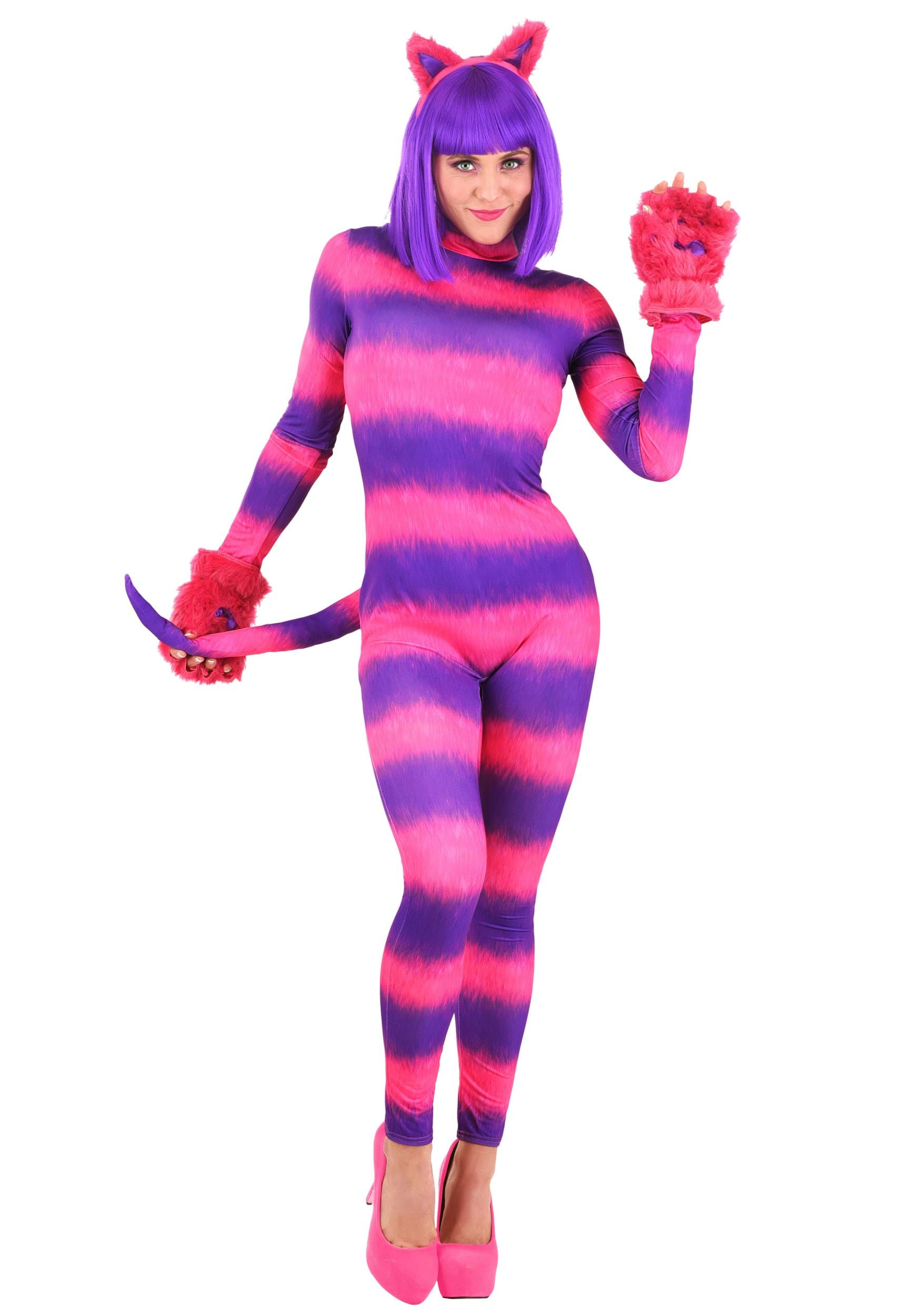 Women s Sexy Cheshire Cat Bodysuit