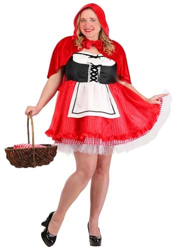 Plus Size Womens Sexy Little Riding Hood Costume