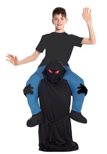 Child Kids Glow Eyes Ghoul Piggyback Costume 1