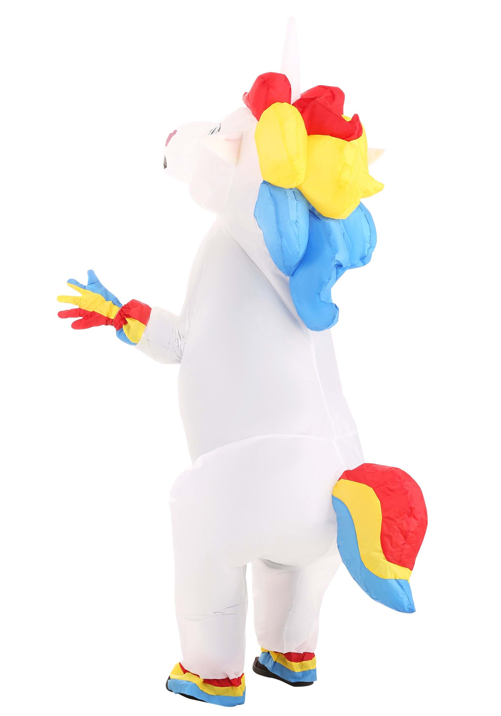 Disfraz de unicornio de prancing inflable para niños Multicolor Colombia