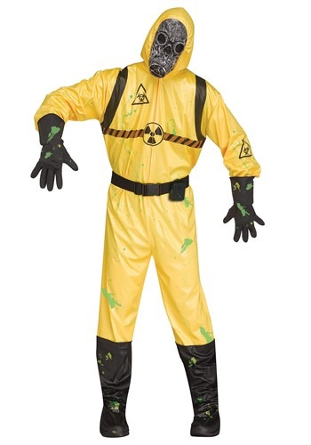 Costume gonfiabile Yellow Hazmat Zombie per adulti Italy