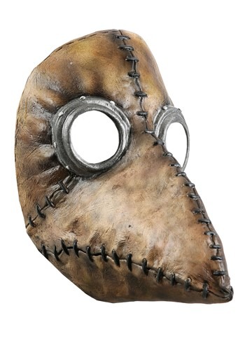 Plague Doctor Brown Mask Adult