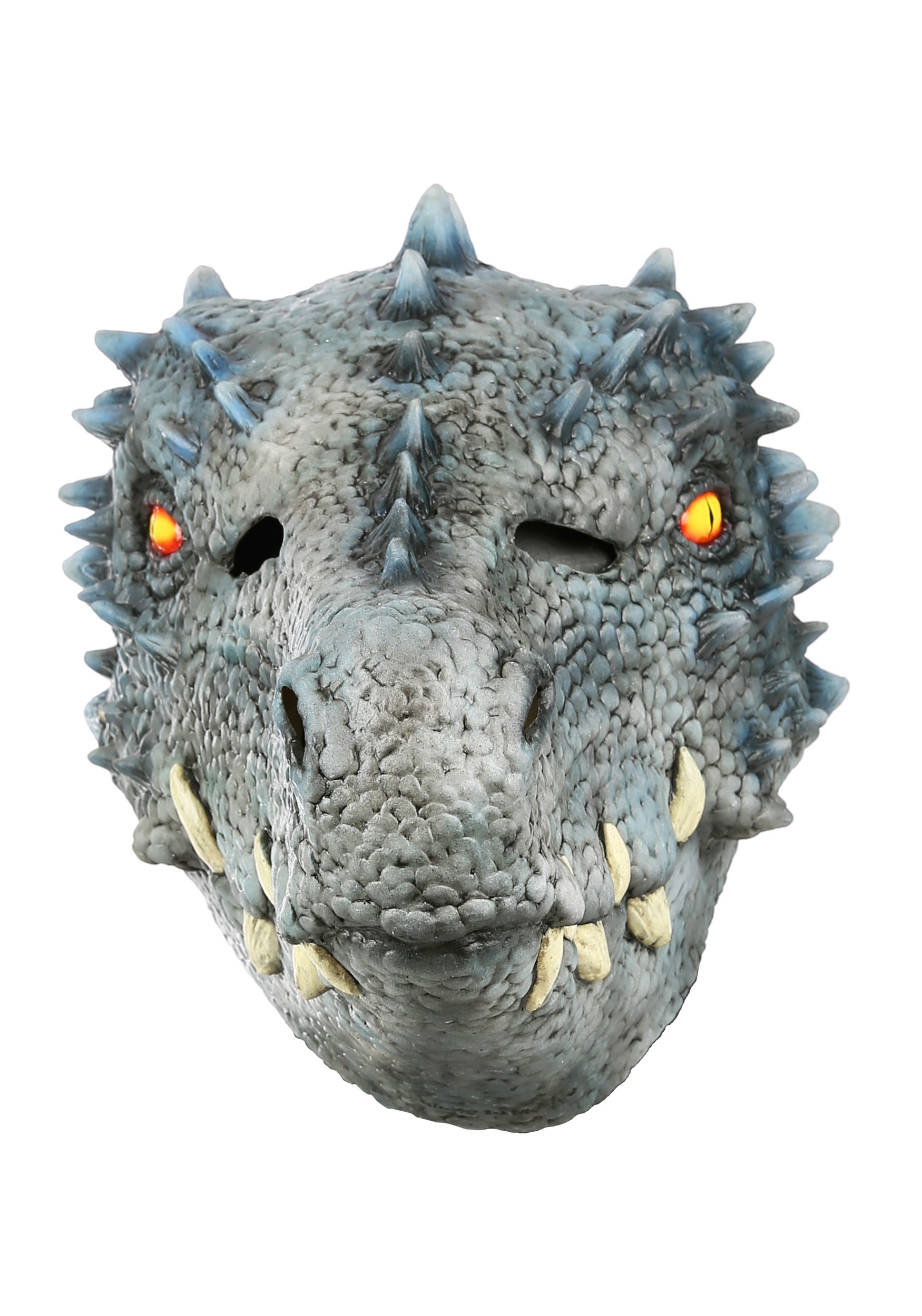 Máscara de látex de dragón de invierno para adultos Multicolor