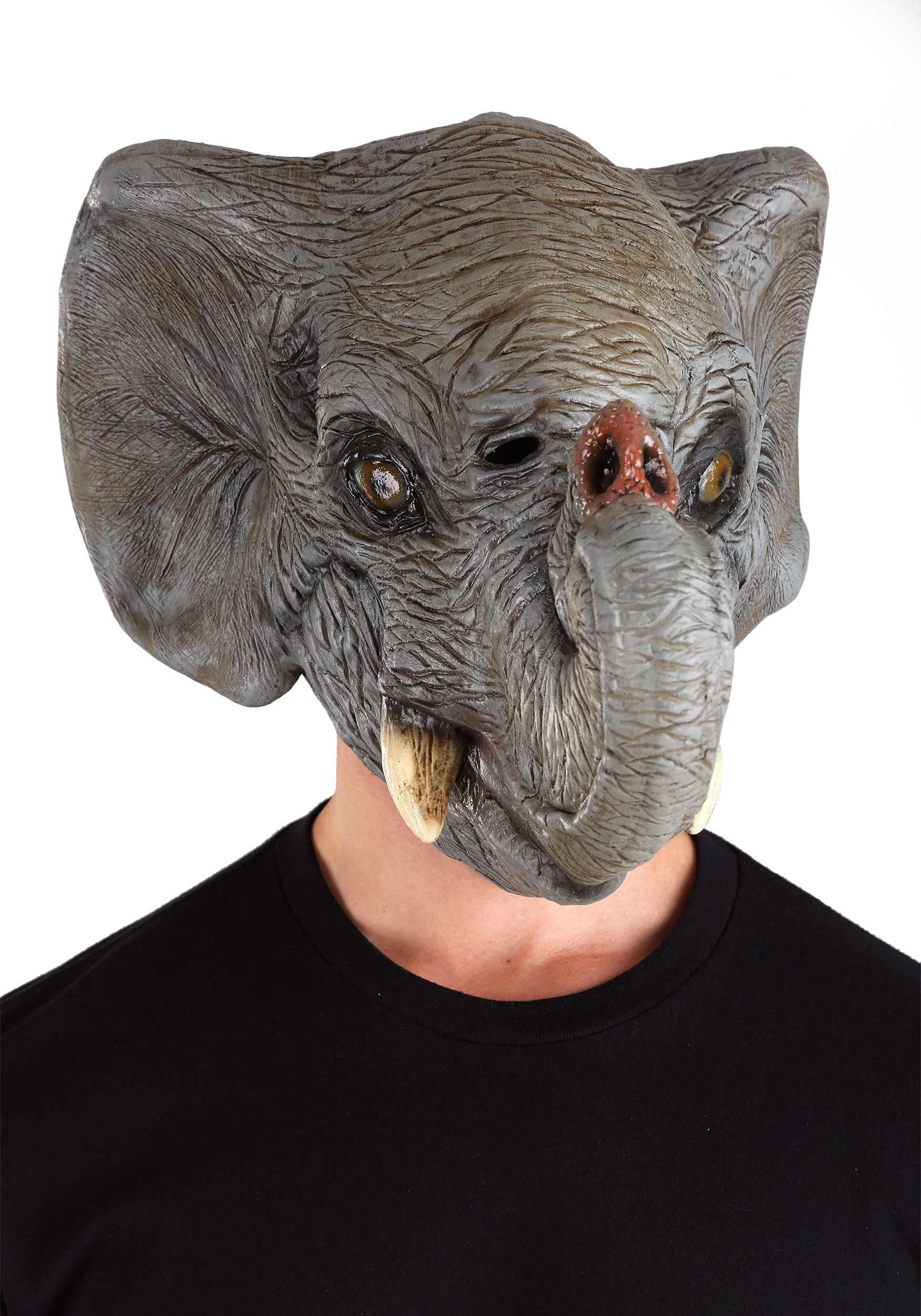 NEW Vivid Natural Latex Elephant Full Face Cosplay Halloween Mask Props LJ108 