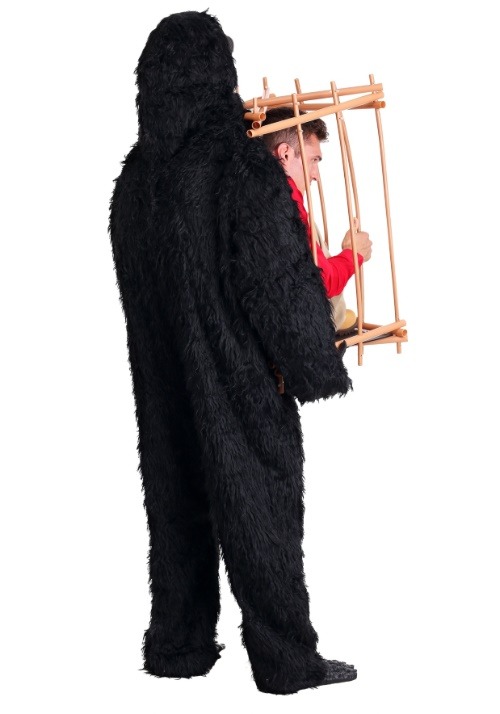 Gorilla With Man in a Cage Costume | Funny Adult Halloween Costumes