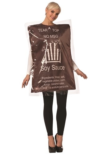 Women's Soy Sauce Packet Costume