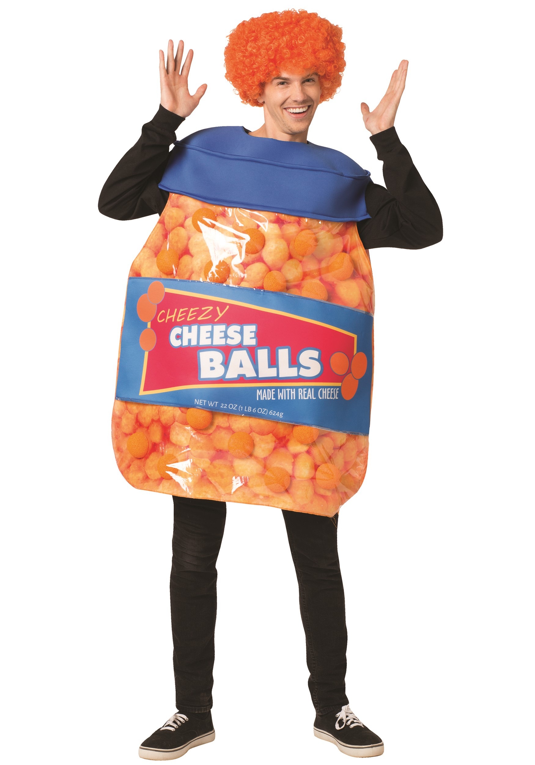Disfraz de bolas de queso para adultos Multicolor