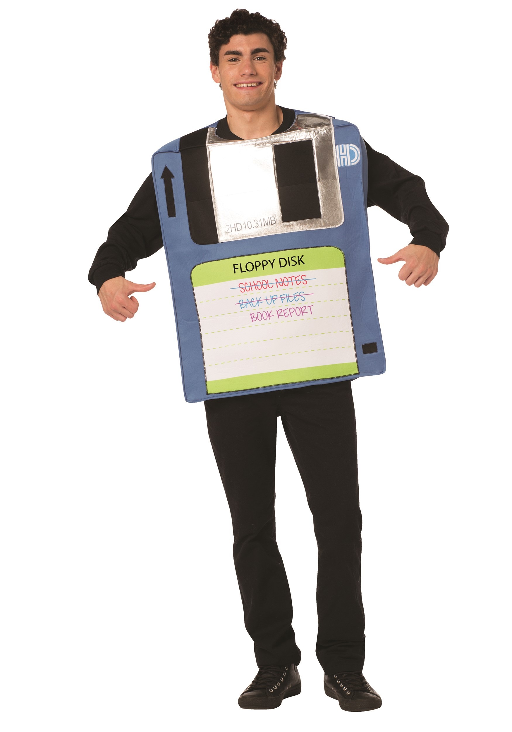 Funny Adult Floppy Disk Costume