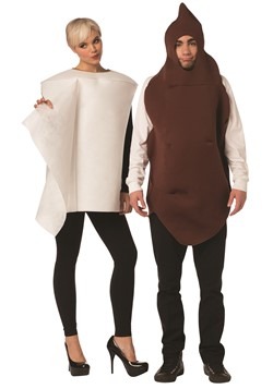 Couple's Poop & Toilet Paper Costume