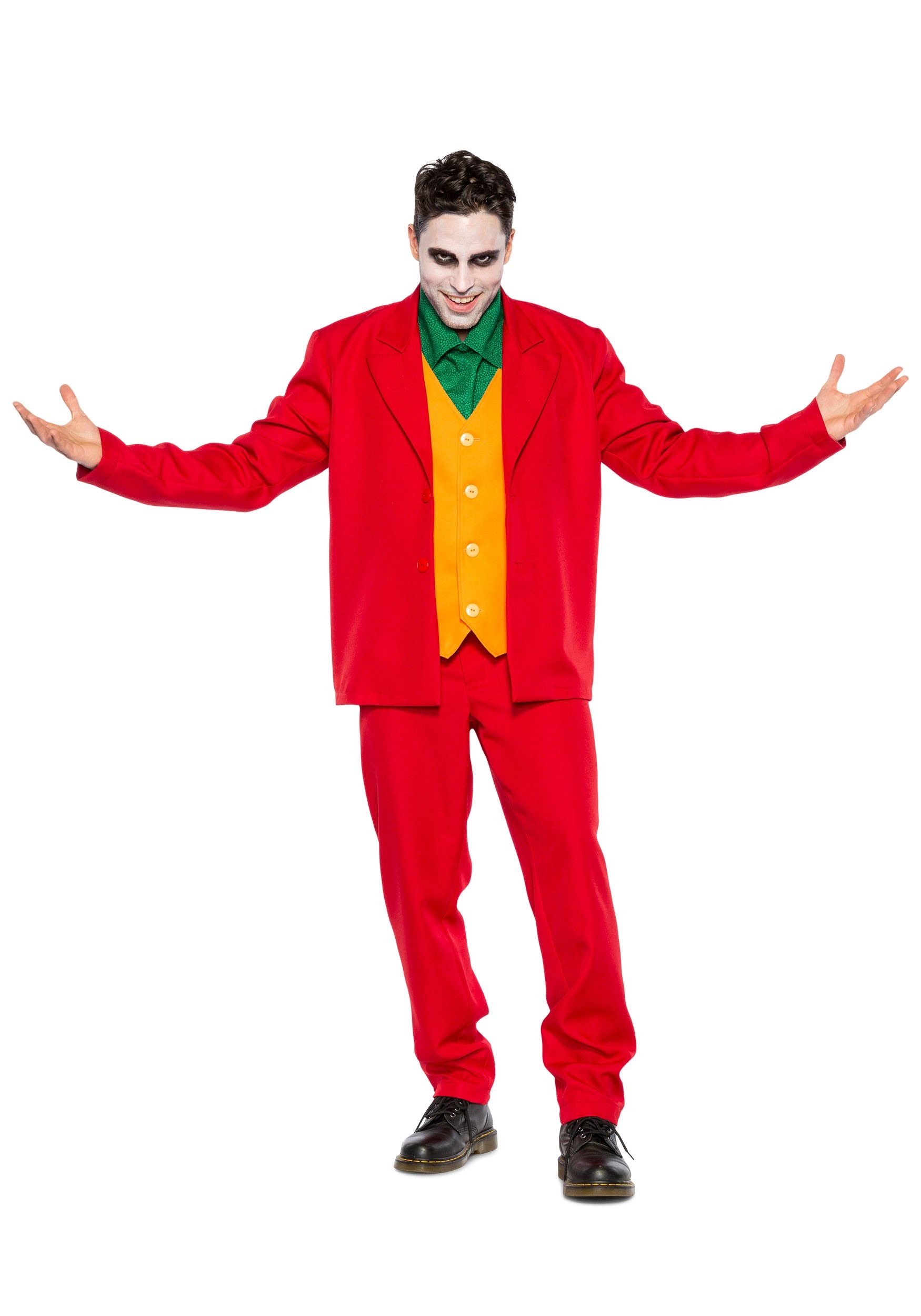 Disfraz de villano de traje de ocio masculino Multicolor