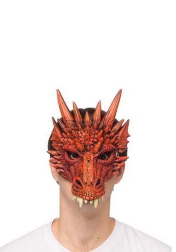 Red Dragon Half Mask