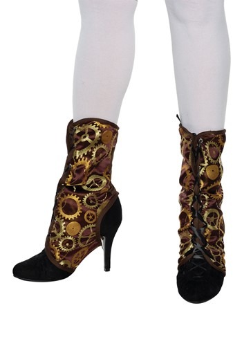 Brown Steampunk Spats