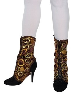 Brown Steampunk Spats
