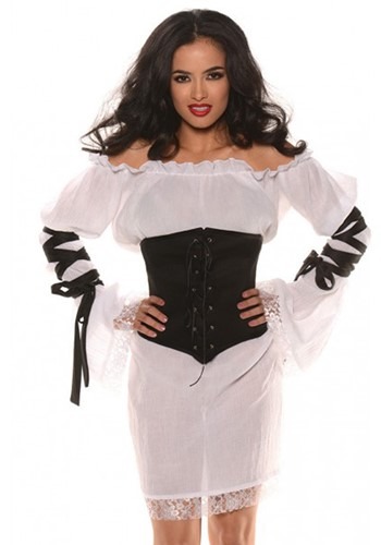  frawirshau Underbust Corset Pirate Corset Women Renaissance  Corset Underbust Corset With Straps Black Size XS : Clothing, Shoes &  Jewelry