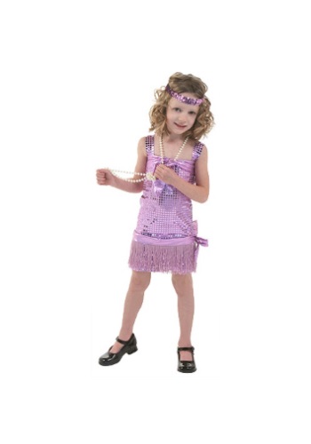 Purple Toddler Flapper Costume