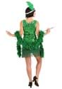 Womens Emerald Flapper Costume Alt 1