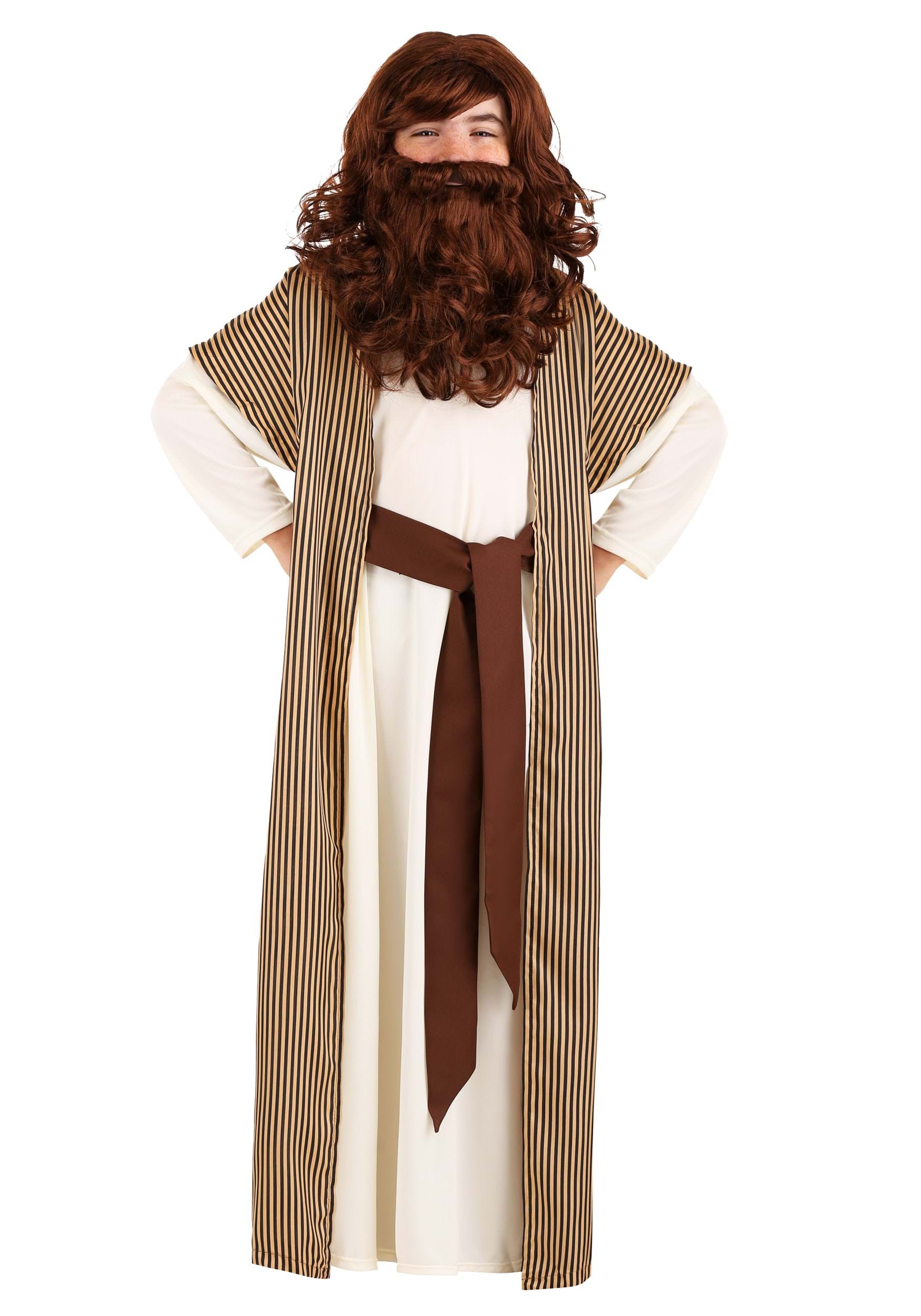 Photos - Fancy Dress Joseph FUN Costumes  nativity Scene Kids Size Brown/Beige 