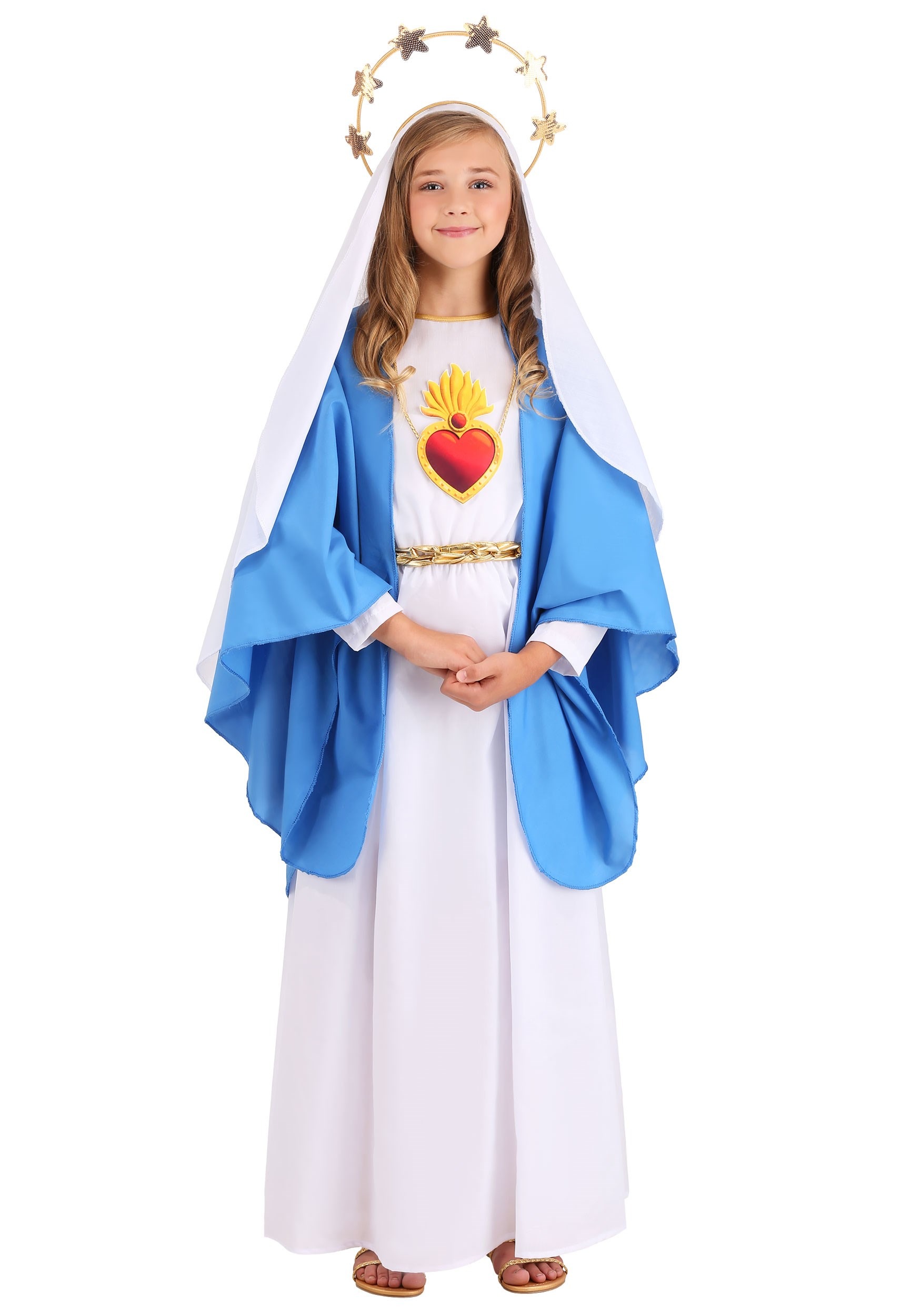 Disfraz de Nativity Mary para niñas Multicolor