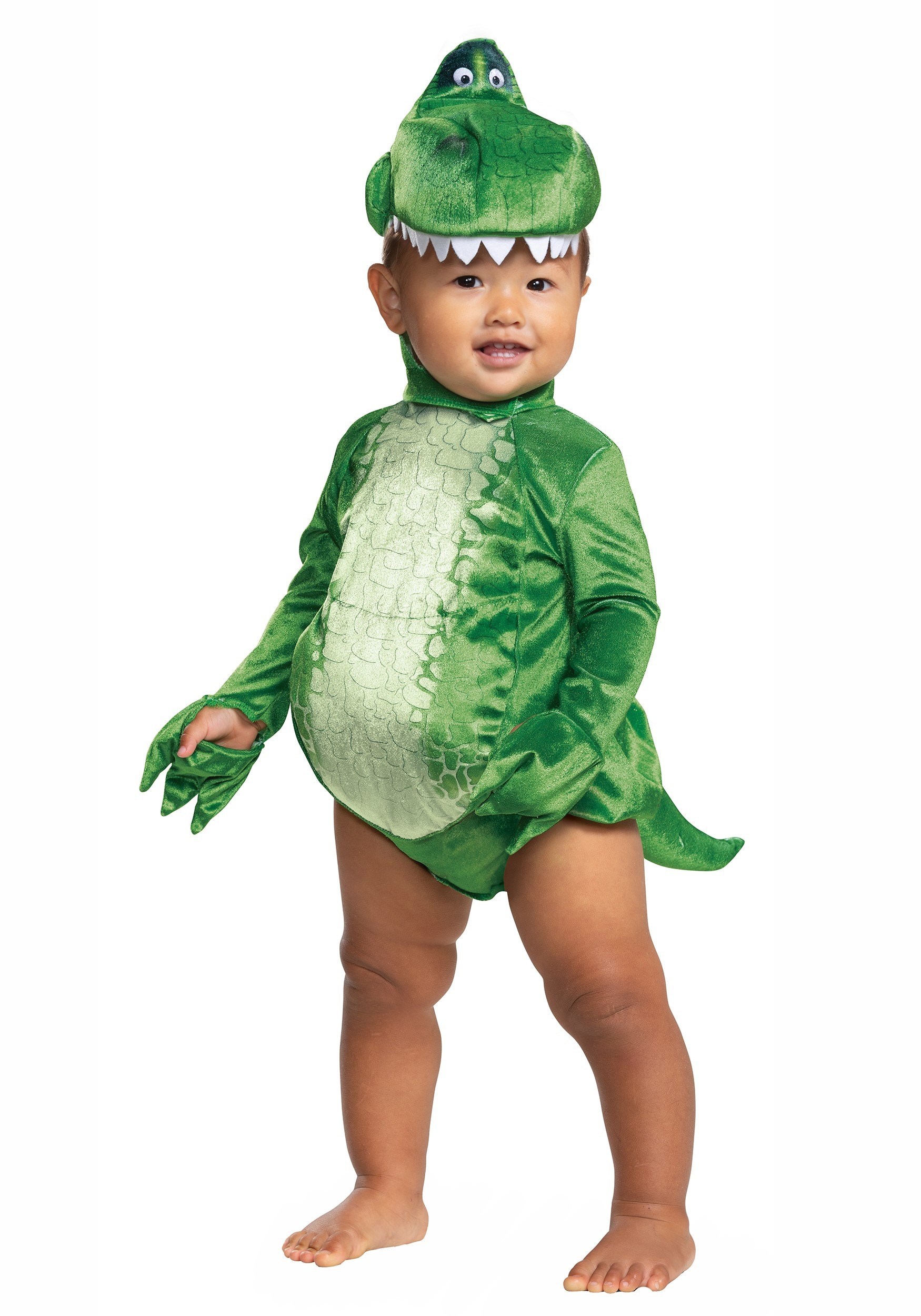 Photos - Fancy Dress Disney Disguise  Toy Story Infant Rex Costume Green/White 