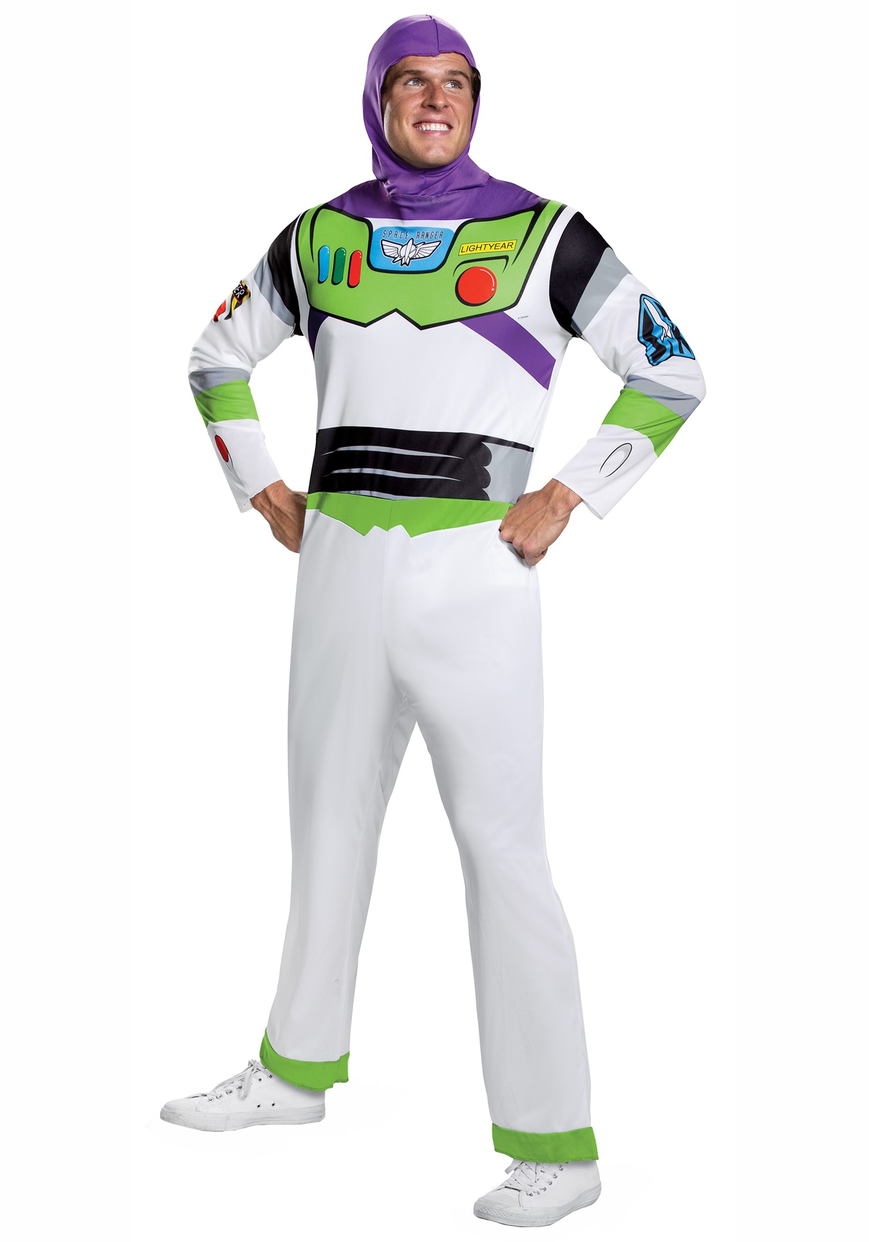 Photos - Fancy Dress Classic Disguise The Toy Story Adult Buzz Lightyear  Costume Green/Purp 