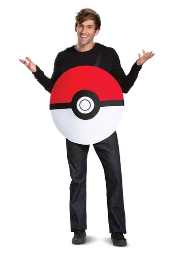 Nintendo Pokémon Adult Video Game Poké Ball Costume | Pokémon Costumes