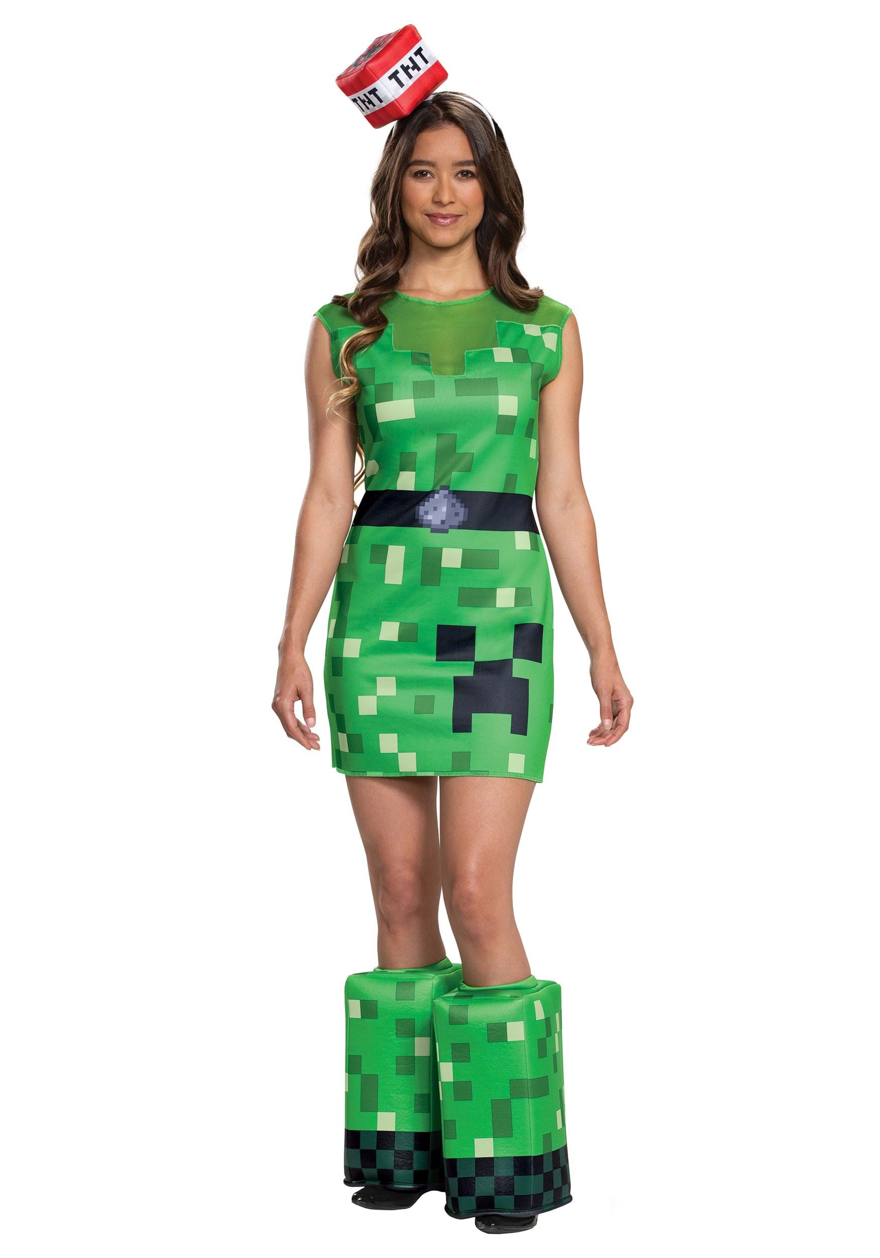 Disfraz de enredadera de mujeres de Minecraft Multicolor