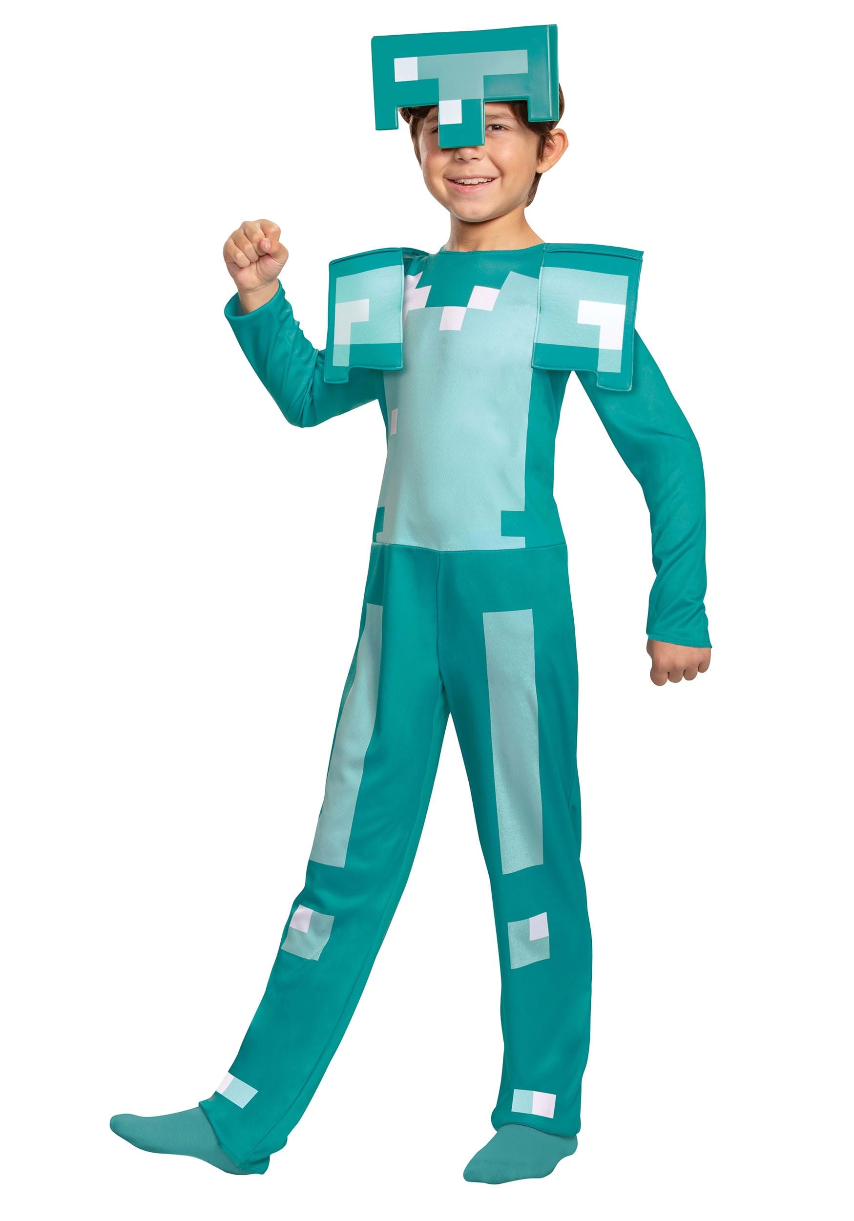 Kids Minecraft Steve Costume